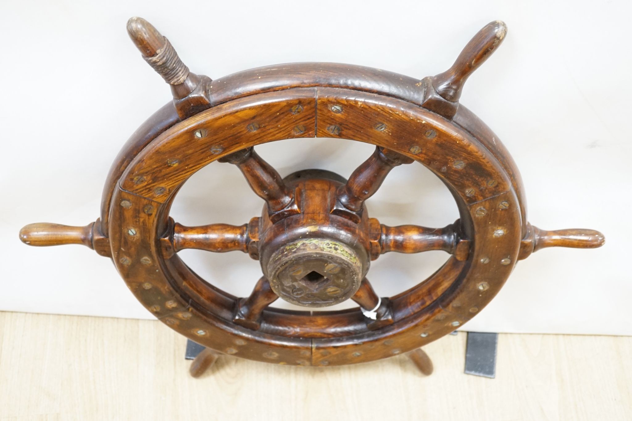 A ship's wheel, early 19th century